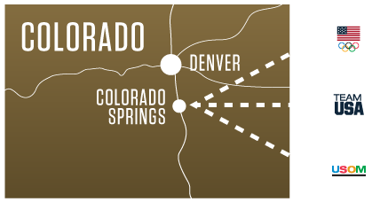 Map - U.S. Olympic Museum