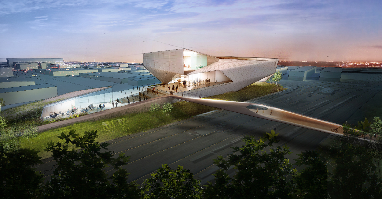 U.S. Olympic Museum Rendering Distant View